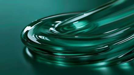 Swirling gel texture