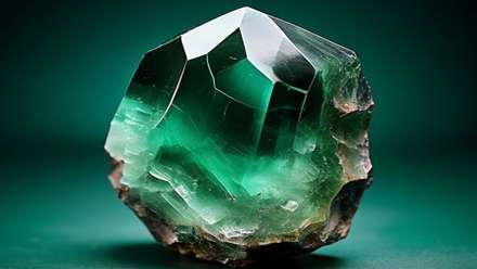 Raw tourmaline crystal