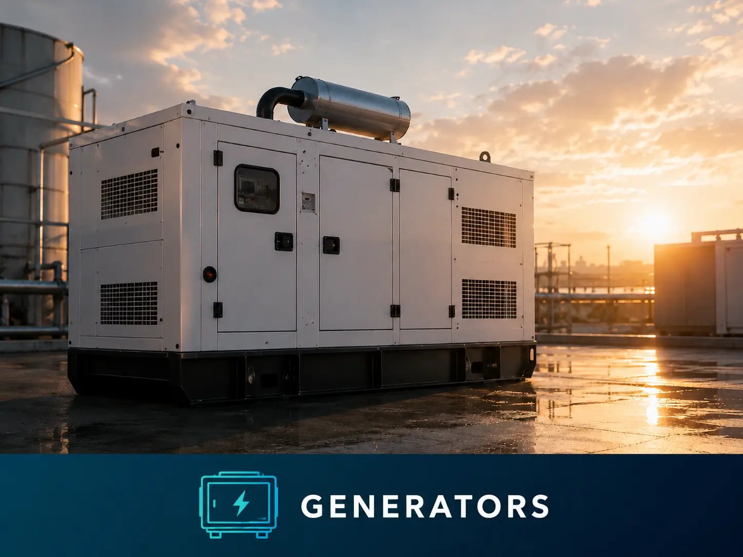 Generators — power generation engines treated with NanoEFX for combustion efficiency